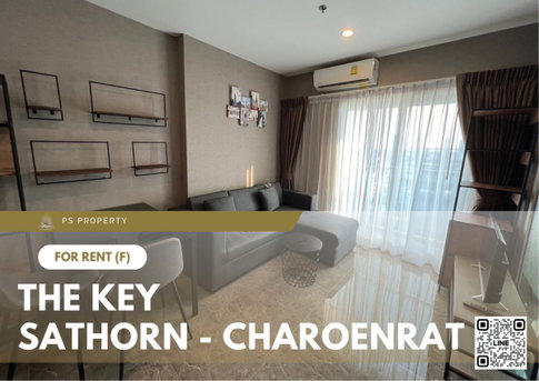 ให้เช่า ✨ The Key Sathorn - Charoenrat ✨ เฟอร์นิเจอร์ และ เครื่องใช้ไฟฟ้าครบ ใกล้ BTS สุรศักดิ์   