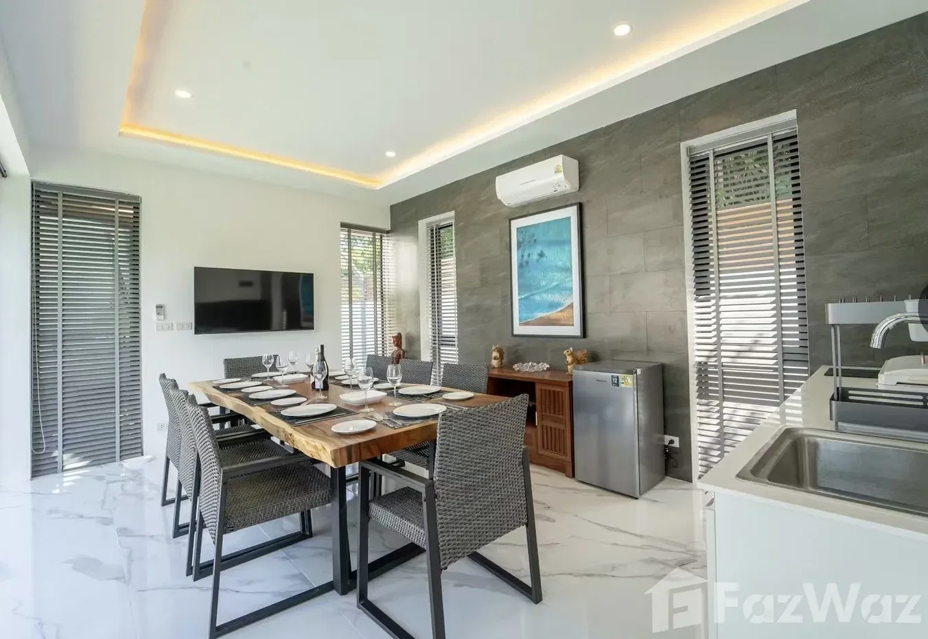 รูป วิลล่าให้เช่า 3 ห้องนอน ใน แม่น้ำ, สุราษฎร์ธานี 5827553 - รูปที่ 3/32