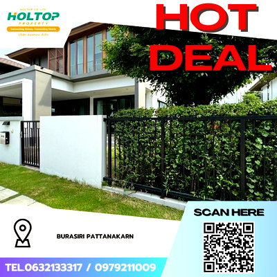 Houses for rent : #Z3096💥101168🔥House for rent: Burasiri Pattanakarn