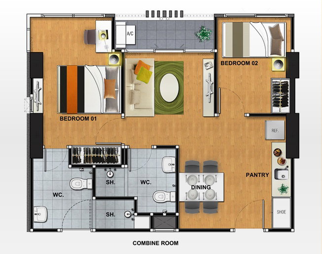 รูป ขาย 1 ห้องนอน 1 ห้องน้ำ ราคาดีที่สุดในโครงการ - รูปที่ 9/9