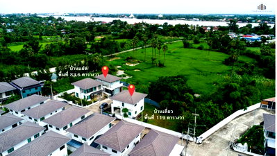 Houses for sale : Below-Cost Sale: Two Adjacent Houses at Patreeda Avenue 2, Sam Khok | 202.5 sq.wah, Ideal for Family Living or a Private Office, THB 13.8M