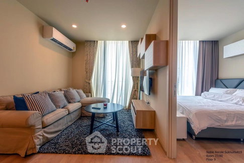 คอนโด 2 ห้องนอน 62 ตร.ม. ที่ Noble Recole Sukhumvit 19 ใกล้ MRT สุขุมวิท 400 ม. (ID 1648950)