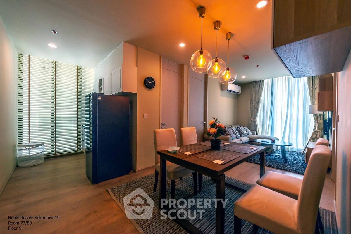 รูป คอนโด 2 ห้องนอน 62 ตร.ม. ที่ Noble Recole Sukhumvit 19 ใกล้ MRT สุขุมวิท 400 ม. (ID 1648950) - รูปที่ 8/9