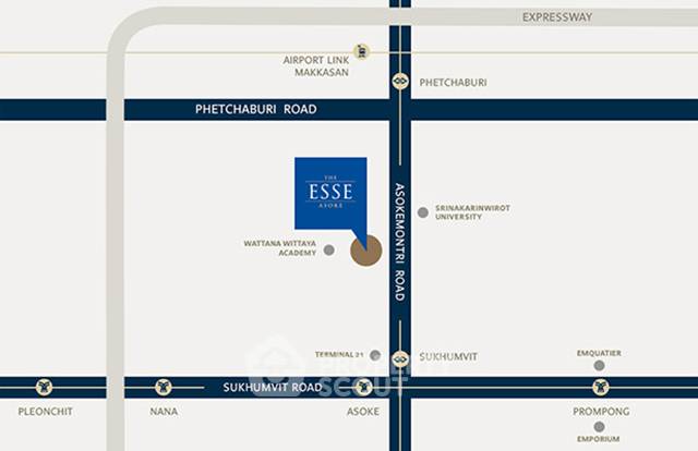 รูป คอนโด 1 ห้องนอน พร้อมเข้าอยู่ The Esse Asoke ใกล้ MRT สุขุมวิท (ID 1304606) - รูปที่ 9/10