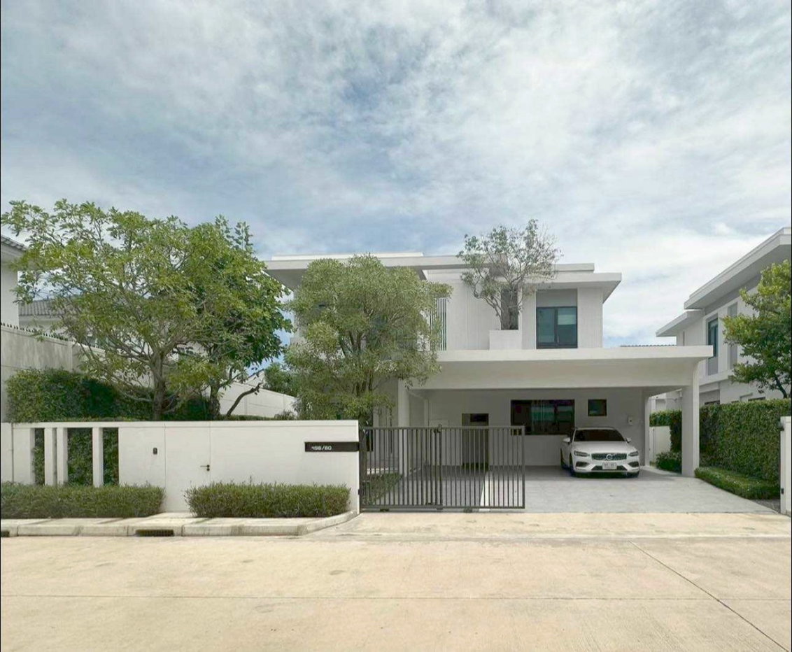 รูป LB017 ขายบ้านหรู หมู่บ้านมัณฑนา กม.15 | บ้านหัวมุมทิศเหนือ - รูปที่ 1/9