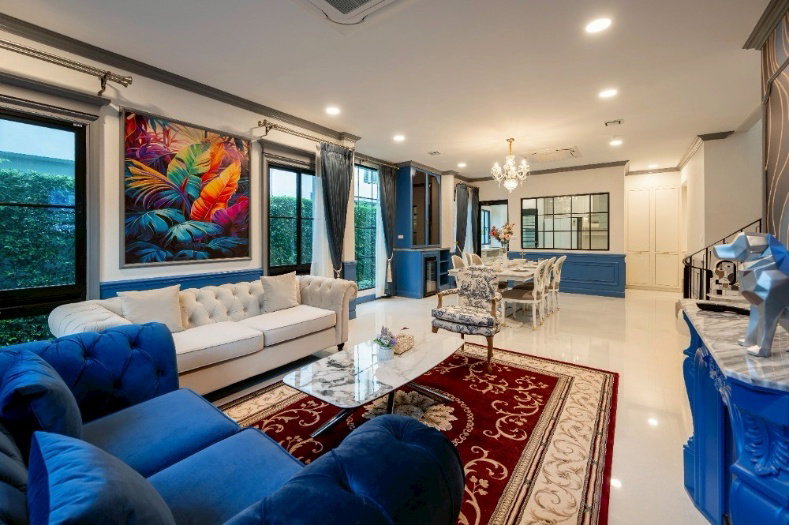 รูป LB007 บ้านหรูสไตล์คลาสสิกฝรั่งเศส ในโครงการ “นันทวัน พระราม 9 – กรุงเทพกรีฑาตัดใหม่” พร้อมเข้าอยู่ทันที - รูปที่ 5/20