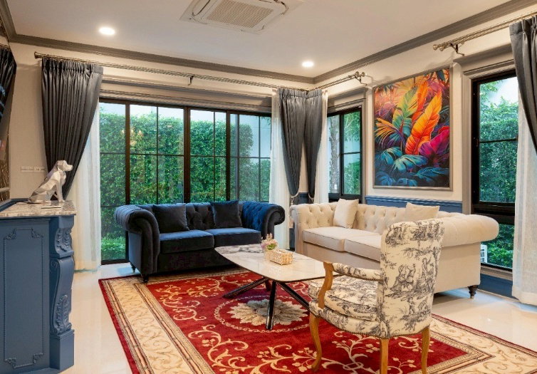 รูป LB007 บ้านหรูสไตล์คลาสสิกฝรั่งเศส ในโครงการ “นันทวัน พระราม 9 – กรุงเทพกรีฑาตัดใหม่” พร้อมเข้าอยู่ทันที - รูปที่ 6/20