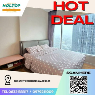 #Z3145💥 121168 🔥ให้เช่าคอนโด The Saint Residences (ladprao)
