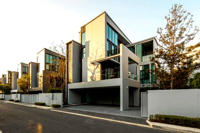 บ้านเดี่ยวให้เช่า : LB020 ให้เช่าบ้านหรูโครงการ VIVE กรุงเทพกรีฑา บ้านตกแต่งครบพร้อมเข้าอยู่
