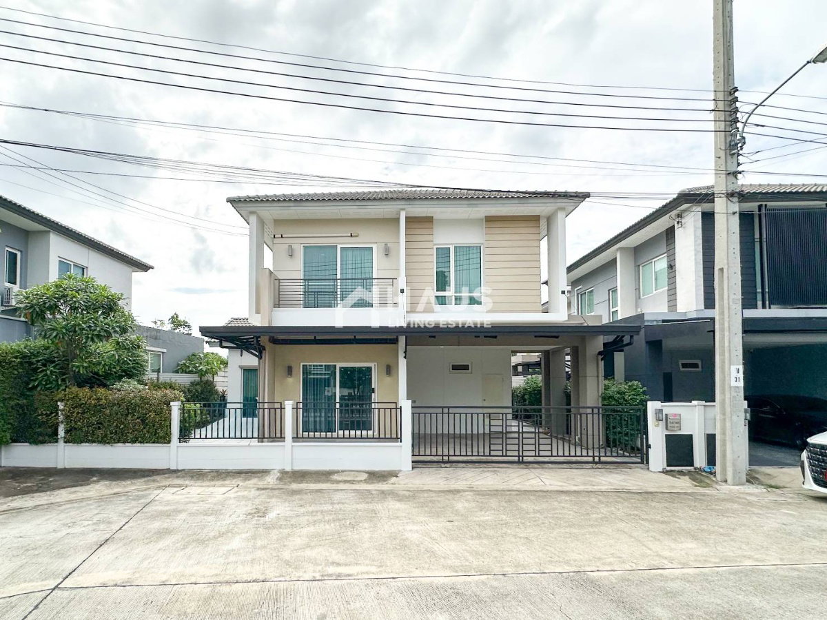 รูป แปลงหน้าสวน บ้านใหม่ พร้อมอยู่  ✨ ทุกองค์ประกอบทำให้หลังนี้คุ้มที่สุดในโครงการ 🌟  🔥 ขายบ้านเดี่ยว เซนโทร ราชพฤกษ์ 🔥 / 4 ห้องนอน #HRM5010 - รูปที่ 1/20