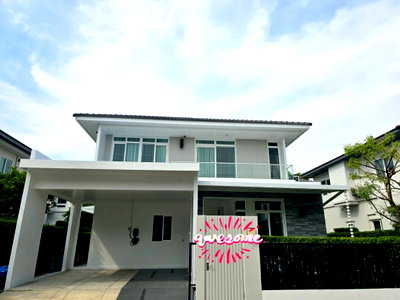 บ้านเดี่ยวให้เช่า : ให้ เช่าบ้านหรู มัณฑนา บางนา กม.7 [2] – 62 ตร.ว. ใกล้เมกะบางนา | Fully Furnished