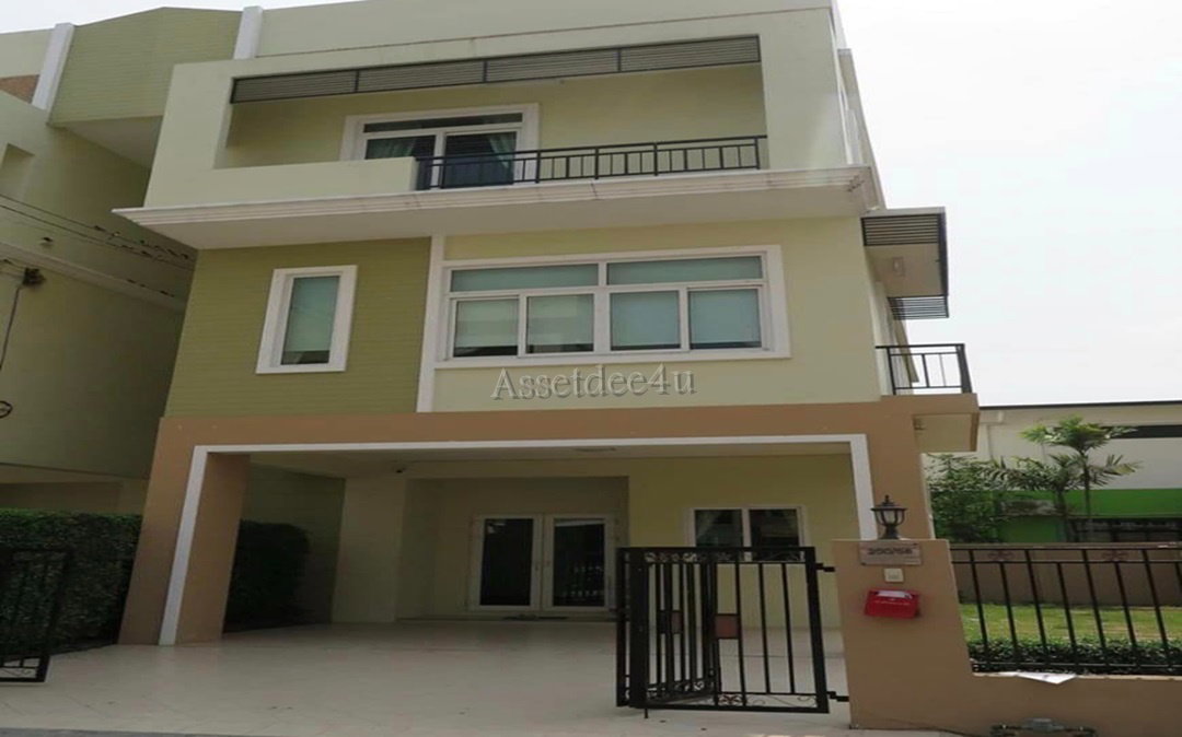 รูป AT468 ให้เช่าทาวน์โฮม 3 ชั้น ลภาวัน 17 บางรักน้อย เหมาะทำโฮมออฟฟิศ ใกล้เซ็นทรัล เวสต์เกต - รูปที่ 1/6