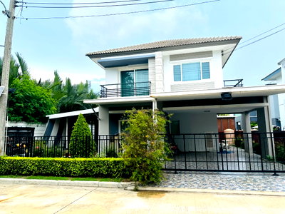 ขายบ้านเดี่ยว : ขายบ้านเดี่ยวทำเลทอง หมู่บ้านเดอะแกรนด์ พระราม 2 – หลังริมในสุด ความเป็นส่วนตัวสูง พร้อมเข้าอยู่