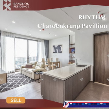 💥Rare Unit💥 RHYTHM Charoenkrung Pavillion ห้องใหญ่แต่งสวย วิวแม่น้ำเจ้าพระยา