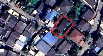 Land for sale ปุณณวิถี 21 : Filled land for sale at a cheap price in Soi Udomsuk 26, Intersection 31, with fencing, near BTS Udomsuk, 51 sq. wah