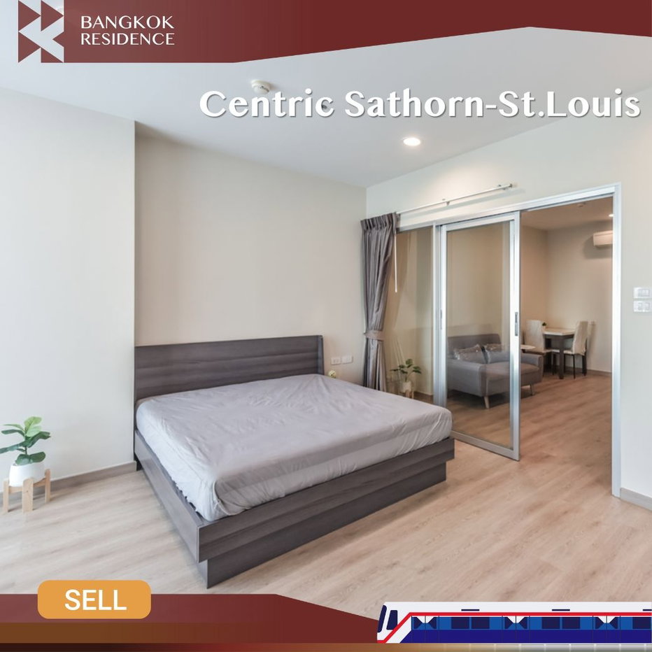 รูป Centric Sathorn–St. Louis  ⚡ห้องใหญ่ราคาดี ทำเลสาทร พร้อมอยู่ 🚆ใกล้ BTS เซนต์หลุยส์ - รูปที่ 1/10