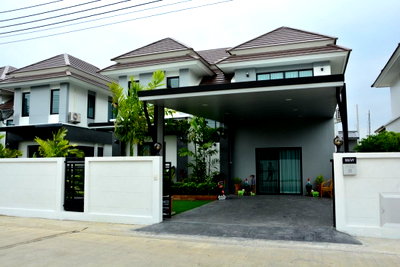 บ้านเดี่ยวให้เช่า : ให้ เช่า บ้านเดี่ยว 67 ตรว. หมู่บ้านเดอะวิลล์ มีนบุรี–นิมิตใหม่ 2 ชั้น 3 นอน