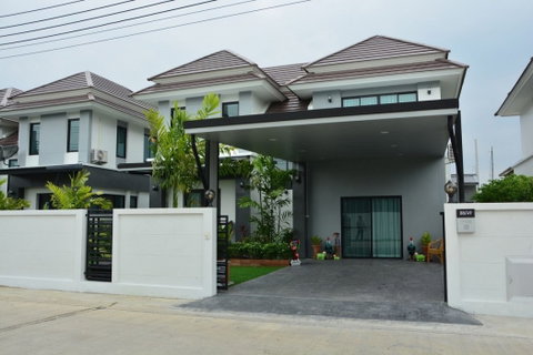 รูปภาพ ให้ เช่า บ้านเดี่ยว 67 ตรว. หมู่บ้านเดอะวิลล์ มีนบุรี–นิมิตใหม่ 2 ชั้น 3 นอน