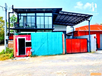 ขายโรงงาน : ขายโรงงานพร้อมที่อยู่อาศัย 100 ตร.ว. ถนนบ้านกล้วย บางบัวทอง นนทบุรี พร้อมดำเนินกิจการได้เลย