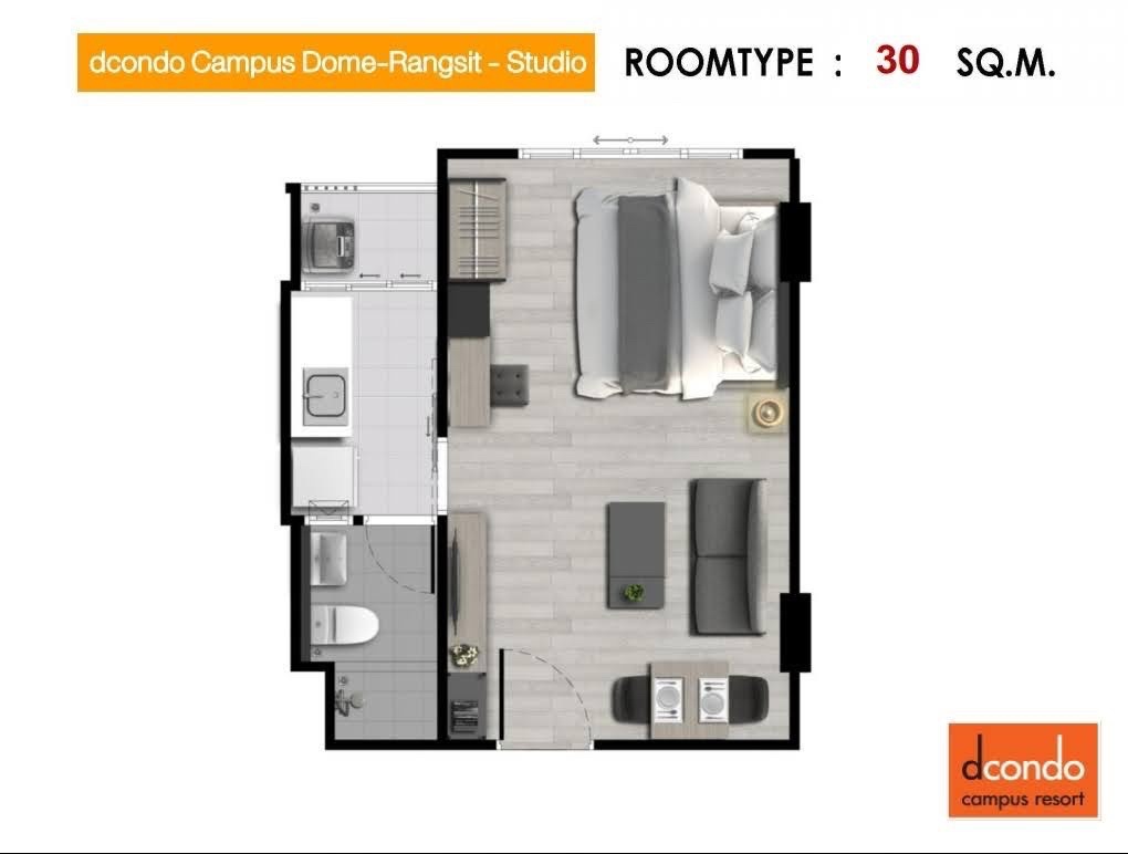 picture 🏙️ For Sale: dcondo Campus Dome – Rangsit (Phase 3) - 10/11