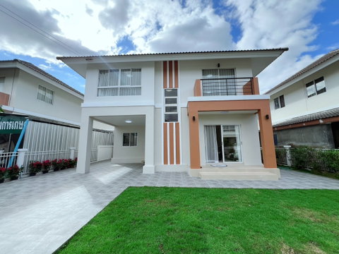 ขายบ้านเดี่ยว 2 ชั้น กาญจน์กนกวิลล์ 8 – แม่โจ้ 3ห้องนอน 3ห้องน้ำ 56 ตร.ว. (ID:714HS)