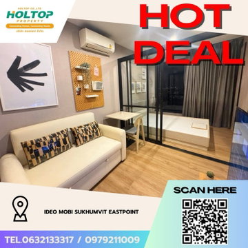 #Z3306💥 211168 🔥ให้เช่าคอนโด Ideo Mobi Sukhumvit Eastpoint