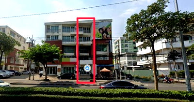 อาคารพาณิชย์ วิทยาลัยเทคนิคราชสิทธาราม : ขายอาคารพาณิชย์-พักอาศัย 4 ชั้น (มีชั้นลอย)  ในโครงการทาวน์โฮม ทองปาน 1(ท่าข้าม 8)