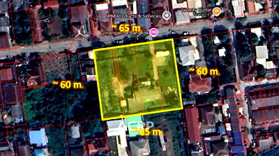 Land for sale Sripatum University : House large plot of land Near BTS Khu Khot Only 5 minutes with land area of ​​more than 908 Sq m