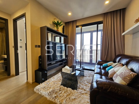 ðĨ55KðĨ - 2 Bed 1 Bath with Bathtub 47 sq.m. High Fl. Good Location MRT Sukhumvit 20 m. and BTS Asok 230 m. at Ashton Asoke Condo / For Rent