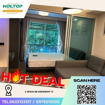 N #Z3338💥 251168 🔥 ขายคอนโด A Space ME Sukhumvit 77