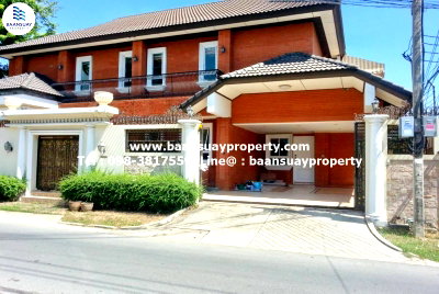 เช่าบ้านเดี่ยว โรงเรียนเซนต์แอนดรูส์อินเตอร์เนชันแนล กรุงเทพ : Single House 2 storey  fully furnisher  for rent on Sukhumvit 63 Rd. Near BTS Eakkamai   
