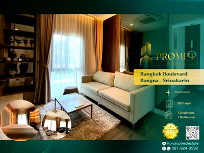 Houses for rent Tesco Lotus Srinakarindra : AB05873 - Bangkok Boulevard Bangna - Srinakarin