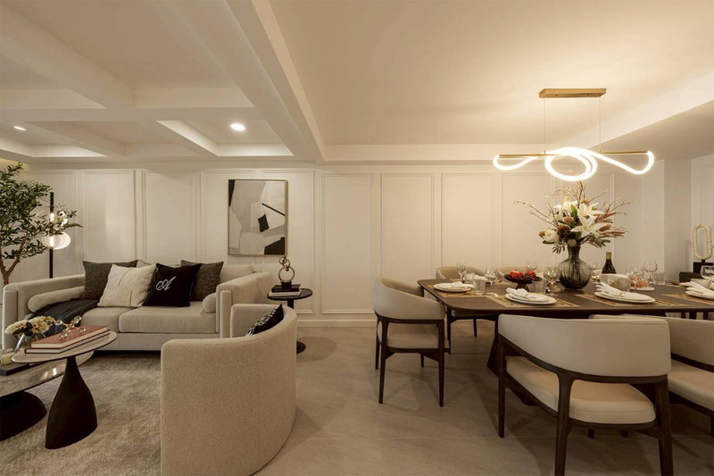 Townhouses for sale : Sales 2-story townhome newly renovated in a luxurious modern classic style Khlong Tan Niwet Village, Soi Pridi Banomyong 42