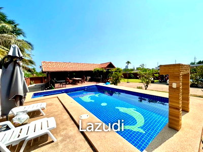 Houses for sale Hua Hin Bus Station : Stand Alone 3 Bedrooms Pool Villa In Soi 102