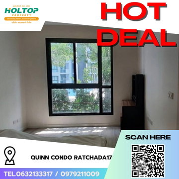 #R7934 🎉 011268 ให้เช่าคอนโด Quinn Condo Ratchada17