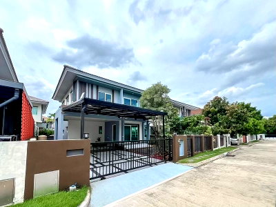 ขายบ้านเดี่ยว : ขายบ้านเดี่ยว 2 ชั้น สราญสิริ ติวานนท์-แจ้งวัฒนะ2 ใกล้โรงเรียนศรีสมาน เซ็นทรัลแจ้งวัฒนะ พร้อมเข้าอยู่ 