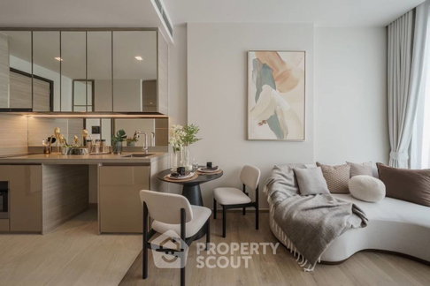 คอนโด 1 ห้องนอน ชั้น 34 ขนาด 35 ตร.ม. โครงการ The Crest Park Residences ห่าง MRT พหลโยธิน 60 ม. (ID 2002878)