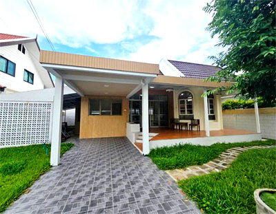 บ้านเดี่ยว ม.พายัพวิทยาเขตแก้วนวรัฐ : ขายบ้าน รีโนเวทใหม่ชั้นเดียว 5 นอน 2 น้ำ 80 ตรว. ใกล้สี่แยกหนองหอย 400เมตร