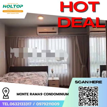 #R7932  🎉 011268 Condo for rent Monte Rama9 Condominium