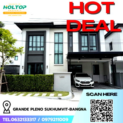 บ้านเดี่ยวให้เช่า : #R7940 🎉 011268 ให้เช่าบ้าน Grande Pleno Sukhumvit-Bangna