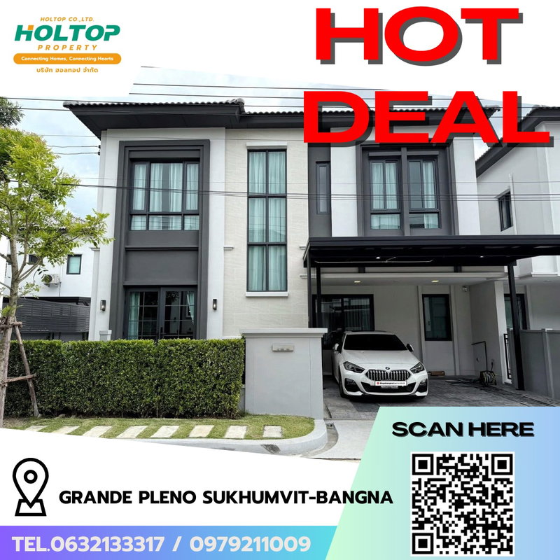 Houses for rent : #R7940 🎉 011268 House for rent at Grande Pleno Sukhumvit-Bangna