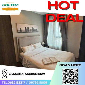 #R7916  🎉 011268  ให้เช่าคอนโด C Ekkamai Condominium