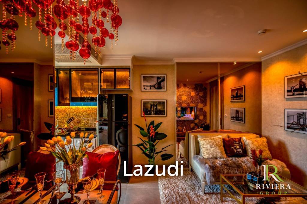 รูป 1 ห้องนอน 1 ห้องน้ำ 34.45 ตร.ม เดอะ ริเวียร่า โอเชี่ยน ไดร์ - รูปที่ 1/13