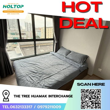 #R7977 🎉 021268 Condo for rent The Tree Huamak Interchange 