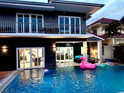 บ้านเดี่ยว หนองปรือ ชลบุรี : Private Pool Villa for Sale Jomtien Pattaya