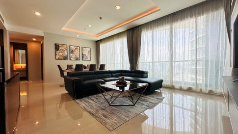 LTHC13703 – Condo for Rent | Menam Residences | 160 sqm | 3 Beds 4 Baths | Near BTS Saphan Taksin | 120K/Month | คอนโดให้เช่า มีน้ำ เรสซิเดนซ์