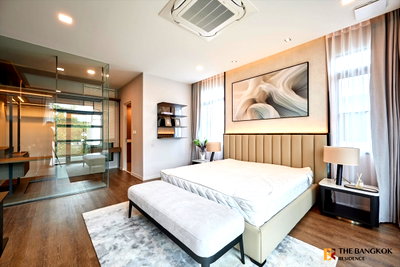 ขายบ้านเดี่ยว : มัณฑนา บางนา กม.15  เอกสิทธิ์แห่งความหรูหราบนทำเลเศรษฐกิจ