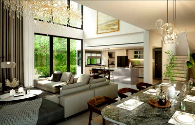 บ้านเดี่ยว ถนนพัทยาใต้ : Luxury Modern Pool Villa for Sale in South Pattaya