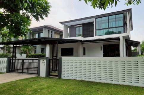 ขายบ้านเดี่ยวฮาบิเทีย หทัยราษฏร์ ใกล้ทางด่วนรามอินทรา ต่อเติมครบรีโนเวทใหม่
