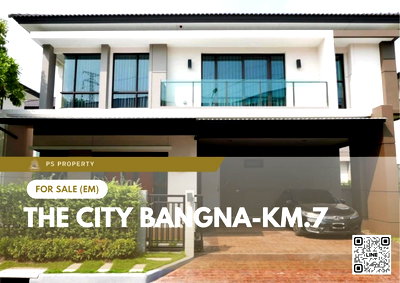 Houses for sale : Single house for sale ✨ The City Bangna-KM.7 ✨ 4 bedrooms, 4 bathrooms, fully furnished and equipped with appliances